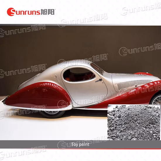Flaky Silver Sparkle mit geringem Verunreinigungsgehalt, feine weiße Aluminium-Silberpaste für Schutzlackierung
